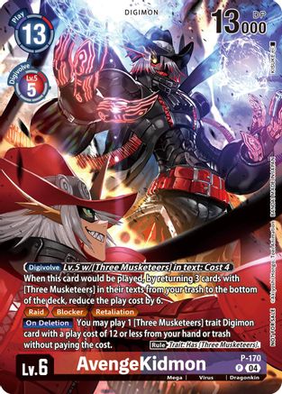 AvengeKidmon (Update Pack 2025) (P-170) Foil Promo - Release Special Booster 2.5
