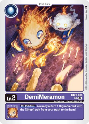 DemiMeramon - BT20-006 (BT20-006)  Common - Release Special Booster 2.5