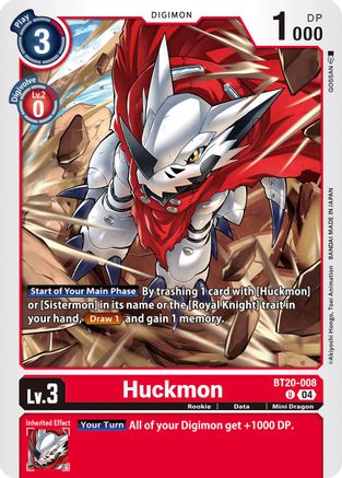 Huckmon (BT20-008)  Uncommon - Release Special Booster 2.5