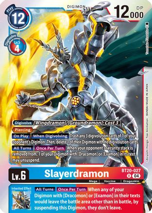 Slayerdramon (BT20-027) Foil Rare - Release Special Booster 2.5