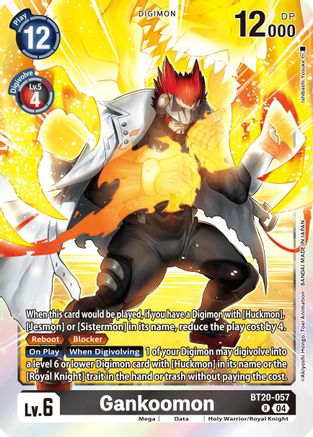 Gankoomon (BT20-057) Foil Rare - Release Special Booster 2.5