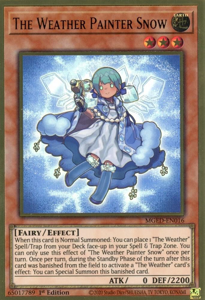 The Weather Painter Snow MGED-EN016 (Maximum Gold: El Dorado)  - 1st Edition