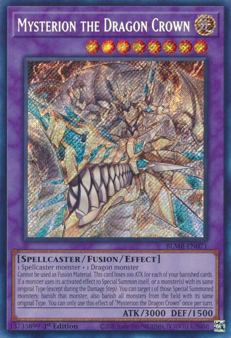 Mysterion the Dragon Crown BLMR-EN071 (Battles of Legend: Monstrous Revenge)  - 1st Edition