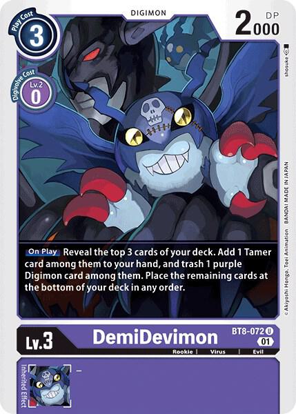DemiDevimon BT8-072 U (New Awakening) 