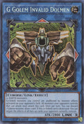 G Golem Invalid Dolmen BLCR-EN044 (Battles of Legend: Crystal Revenge)  - 1st Edition
