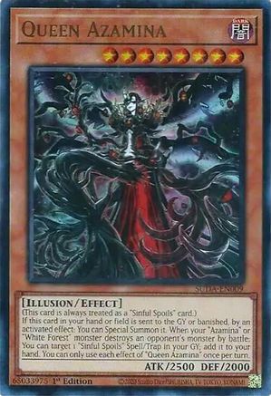 Queen Azamina (SUDA-EN009) - Ultra Rare - 1st Edition - Supreme Darkness