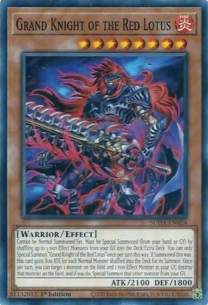 Grand Knight of the Red Lotus (SUDA-EN024) - Common - 1st Edition - Supreme Darkness