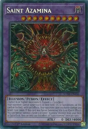 Saint Azamina (SUDA-EN036) - Secret Rare - 1st Edition - Supreme Darkness