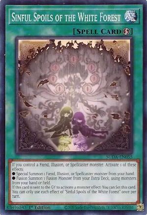 Sinful Spoils of the White Forest (SUDA-EN055) - Common - 1st Edition - Supreme Darkness