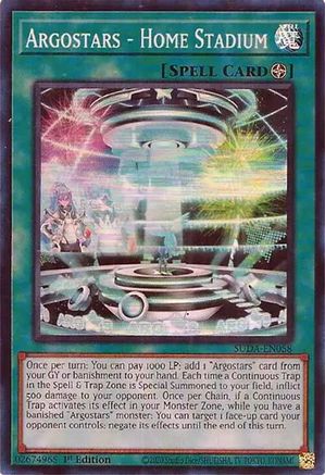 Argostars - Home Stadium (SUDA-EN058) - Super Rare - Supreme Darkness