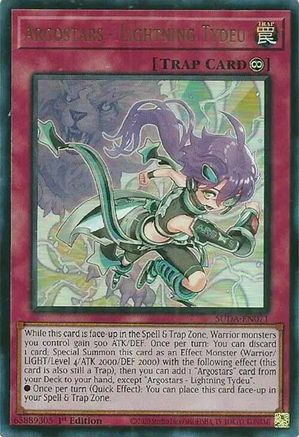 Argostars - Lightning Tydeu (SUDA-EN071) - Ultra Rare - Supreme Darkness