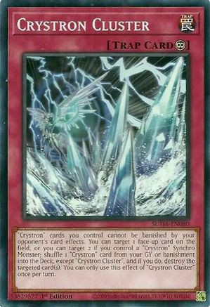 Crystron Cluster (SUDA-EN080) - Common - 1st Edition - Supreme Darkness