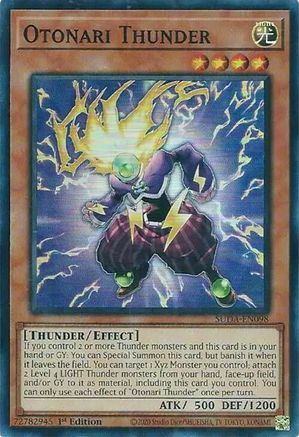 Otonari Thunder (SUDA-EN098) - Super Rare - 1st Edition - Supreme Darkness