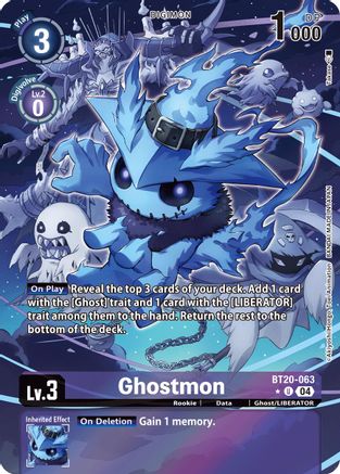 Ghostmon (Alternate Art) (BT20-063) Foil Uncommon - Release Special Booster 2.5