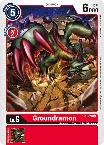 Groundramon BT1-020 U (Release Special Booster 1.0) 