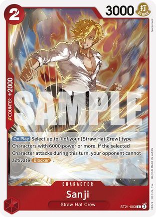 Sanji (ST21-003) - Normal Common - Starter Deck EX: Gear 5