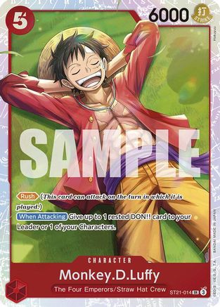 Monkey.D.Luffy (014) (ST21-014) - Foil Super Rare - Starter Deck EX: Gear 5
