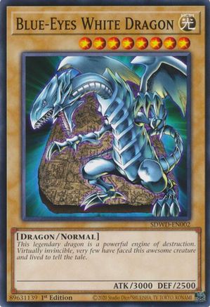 Blue-Eyes White Dragon (SDWD-EN002) (SDWD-EN002) - Common - Structure Deck: Blue-Eyes White Destiny