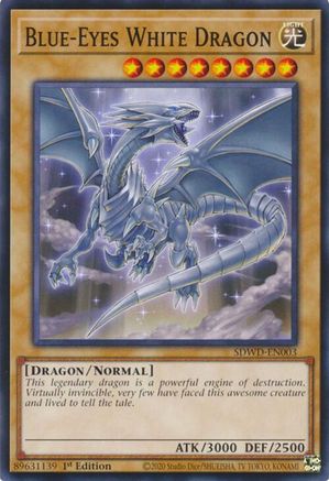 Blue-Eyes White Dragon (SDWD-EN003) (SDWD-EN003) - Common - Structure Deck: Blue-Eyes White Destiny