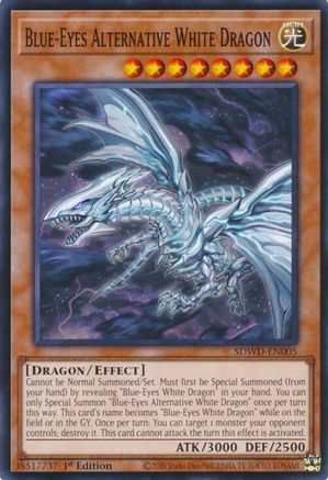 Blue-Eyes Alternative White Dragon (SDWD-EN005) - Common - Structure Deck: Blue-Eyes White Destiny