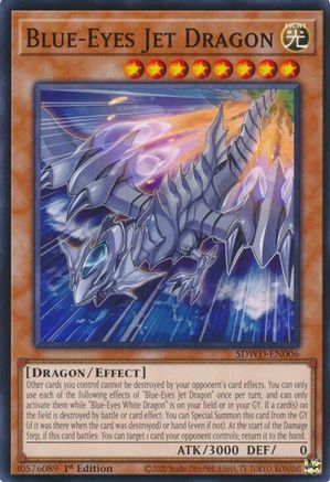 Blue-Eyes Jet Dragon (SDWD-EN006) - Common - Structure Deck: Blue-Eyes White Destiny