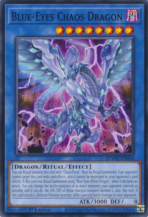 Blue-Eyes Chaos Dragon (SDWD-EN010) - Common - Structure Deck: Blue-Eyes White Destiny