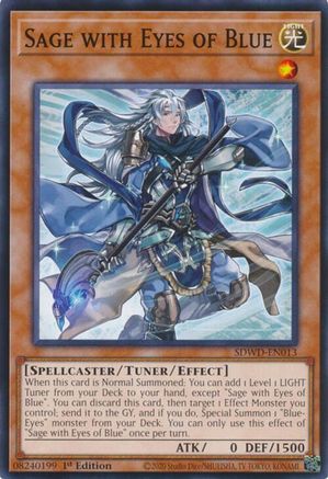 Sage with Eyes of Blue (SDWD-EN013) - Common - Structure Deck: Blue-Eyes White Destiny