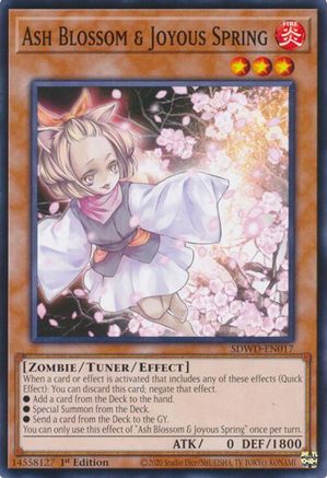 Ash Blossom & Joyous Spring (SDWD-EN017) - Common - Structure Deck: Blue-Eyes White Destiny