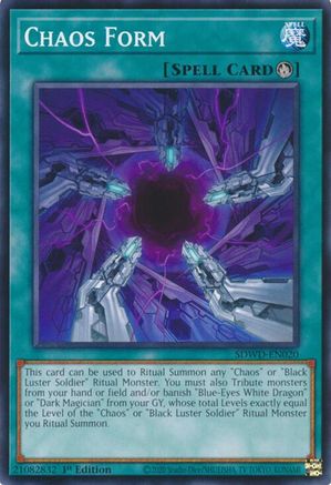 Chaos Form (SDWD-EN020) - Common - Structure Deck: Blue-Eyes White Destiny