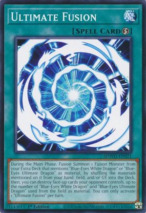 Ultimate Fusion (SDWD-EN021) - Common - Structure Deck: Blue-Eyes White Destiny