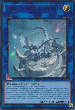 Spirit with Eyes of Blue (SDWD-EN033) - Ultra Rare - Structure Deck: Blue-Eyes White Destiny