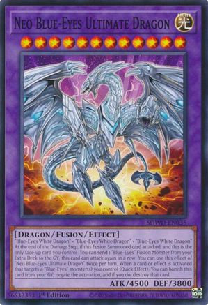 Neo Blue-Eyes Ultimate Dragon (SDWD-EN035) - Common - Structure Deck: Blue-Eyes White Destiny
