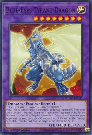 Blue-Eyes Tyrant Dragon (SDWD-EN037) - Common - Structure Deck: Blue-Eyes White Destiny