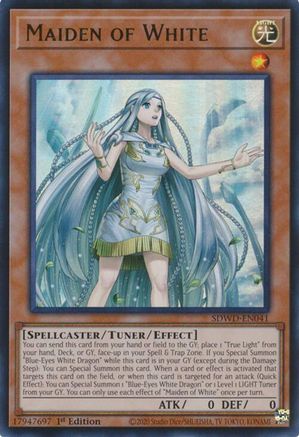 Maiden of White (SDWD-EN041) - Ultra Rare - Structure Deck: Blue-Eyes White Destiny