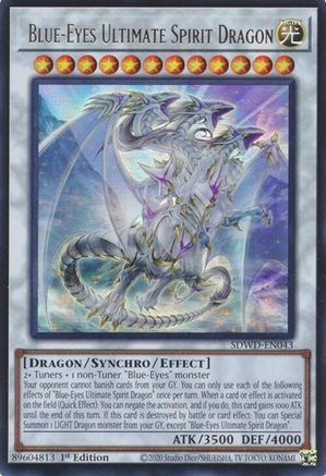 Blue-Eyes Ultimate Spirit Dragon (SDWD-EN043) - Ultra Rare - Structure Deck: Blue-Eyes White Destiny