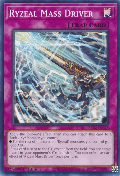 Ryzeal Mass Driver ALIN-EN075 (Alliance Insight)  - 1st Edition
