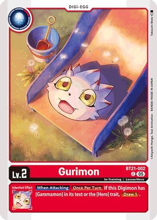 Gurimon (BT21-002)  Common - World Convergence