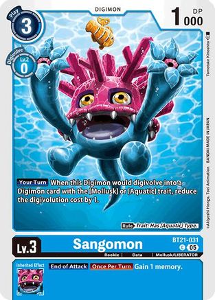 Sangomon (BT21-031)  Common - World Convergence