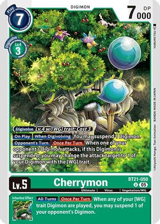 Cherrymon (BT21-050)  Uncommon - World Convergence