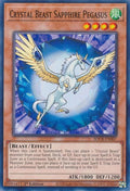 Crystal Beast Sapphire Pegasus SDCB-EN007 (Structure Deck: Legend of the Crystal Beasts)  - 1st Edition