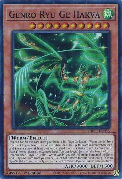 Genro Ryu-Ge Hakva CRBR-EN033 (Crossover Breakers)  - 1st Edition