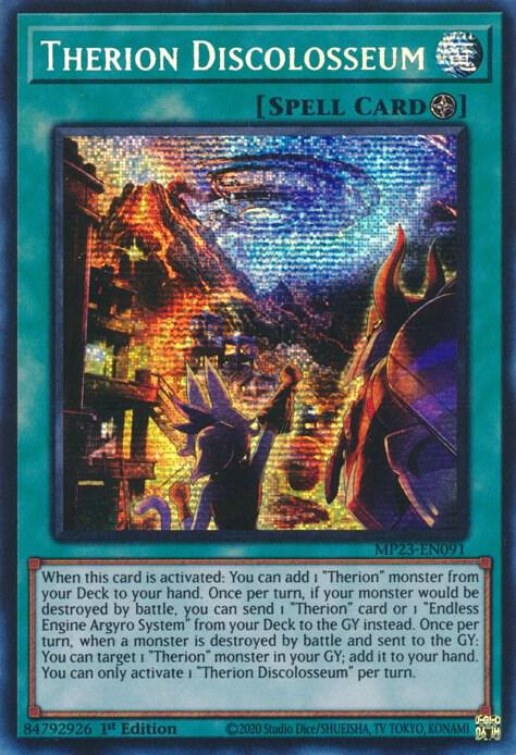 Therion Discolosseum MP23-EN091 (25th Anniversary Tin: Dueling Heroes Mega Pack)  - 1st Edition