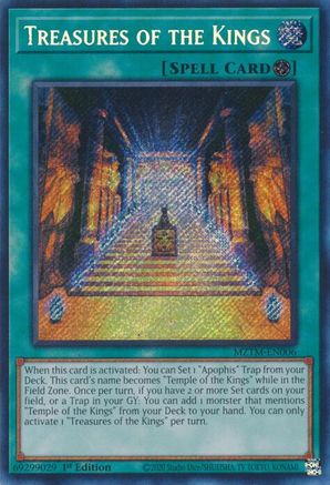 Treasures of the Kings (MZTM-EN006) - Secret Rare - 1st Edition - Maze of the Master