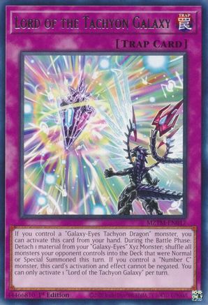 Lord of the Tachyon Galaxy (MZTM-EN017) - Rare - Maze of the Master