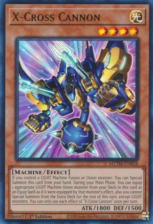 X-Cross Cannon (MZTM-EN018) - Ultra Rare - 1st Edition - Maze of the Master