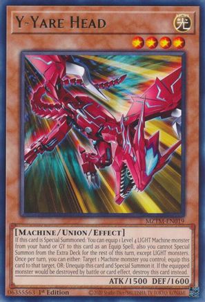 Y-Yare Head (MZTM-EN019) - Rare - Maze of the Master