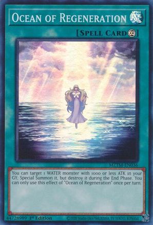 Ocean of Regeneration (MZTM-EN036) - Super Rare - Maze of the Master