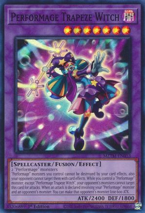 Performage Trapeze Witch (MZTM-EN053) - Super Rare - Maze of the Master