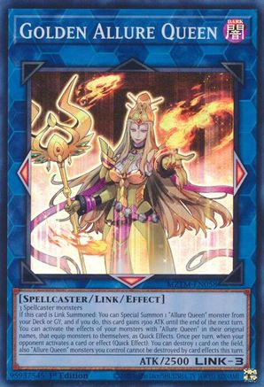 Golden Allure Queen (MZTM-EN058) - Super Rare - Maze of the Master