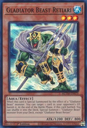 Gladiator Beast Retiari (MZTM-EN070) - Super Rare - Maze of the Master